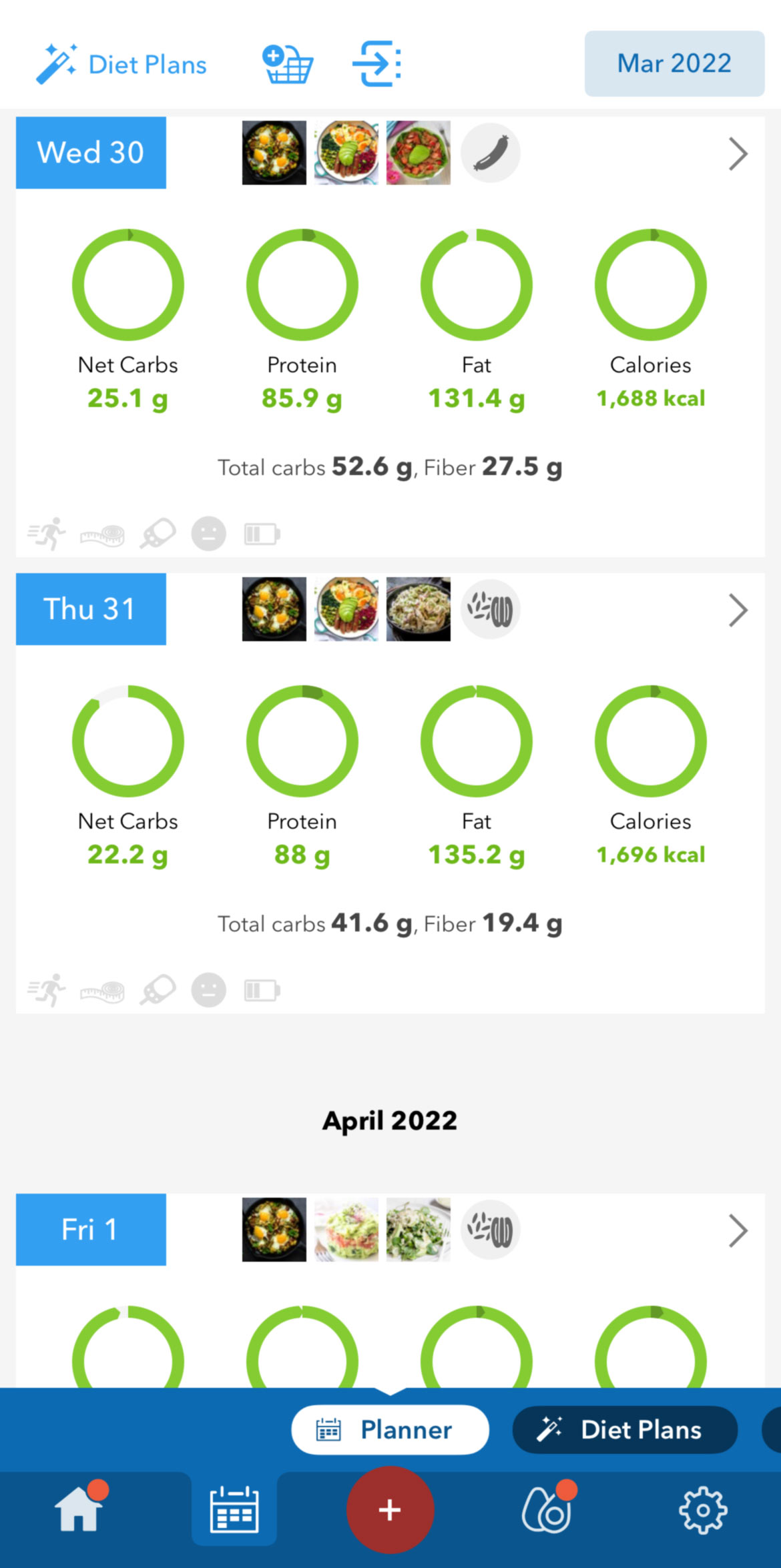KetoDiet app planner